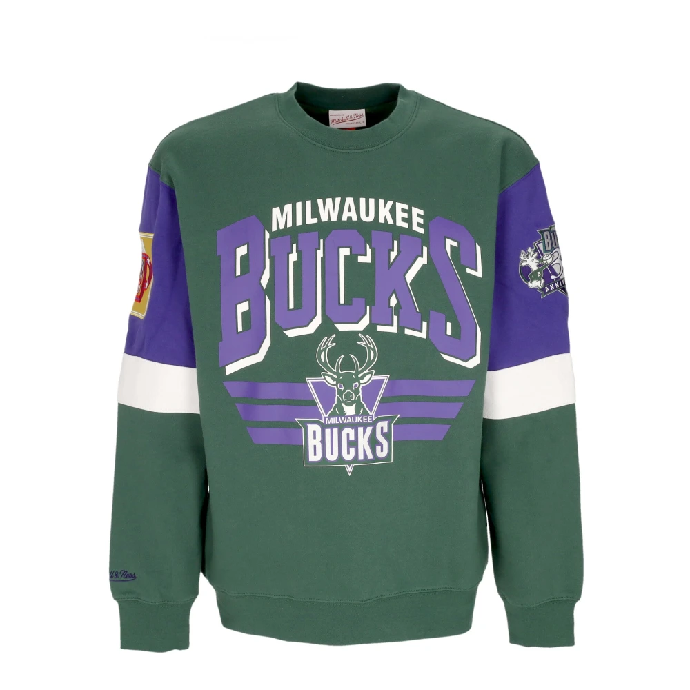 Mitchell & Ness Milwaukee Bucks NBA Sweatshirt Green Heren