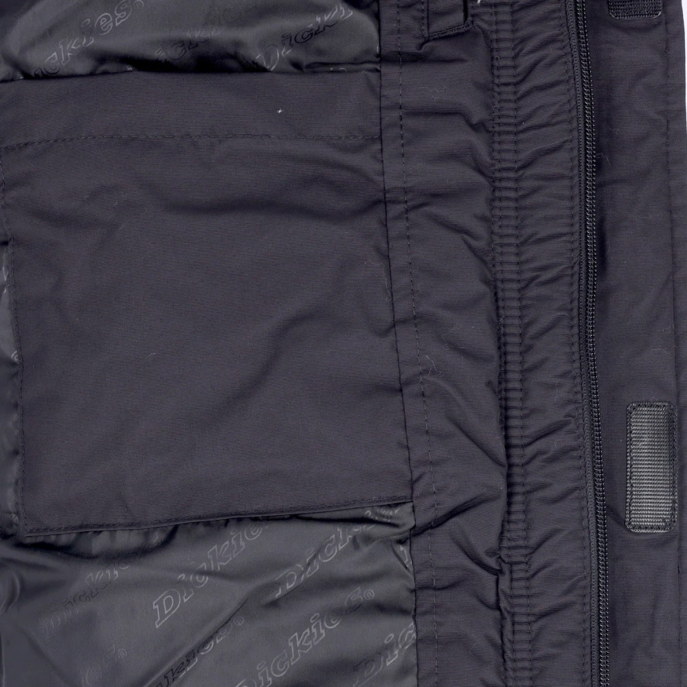 Dickies Zwarte Expeditie Lange Waterafstotende Jas Black Heren