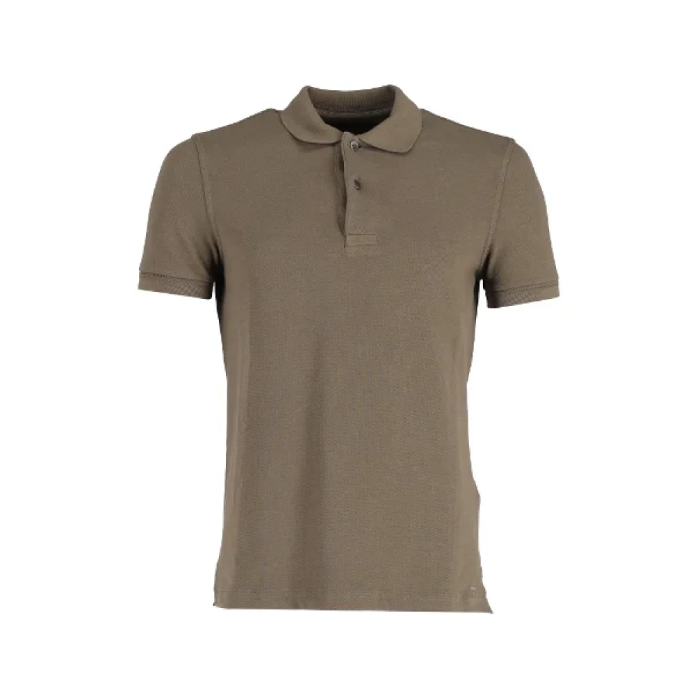 Tom Ford Pre-owned Cotton tops Brown Heren