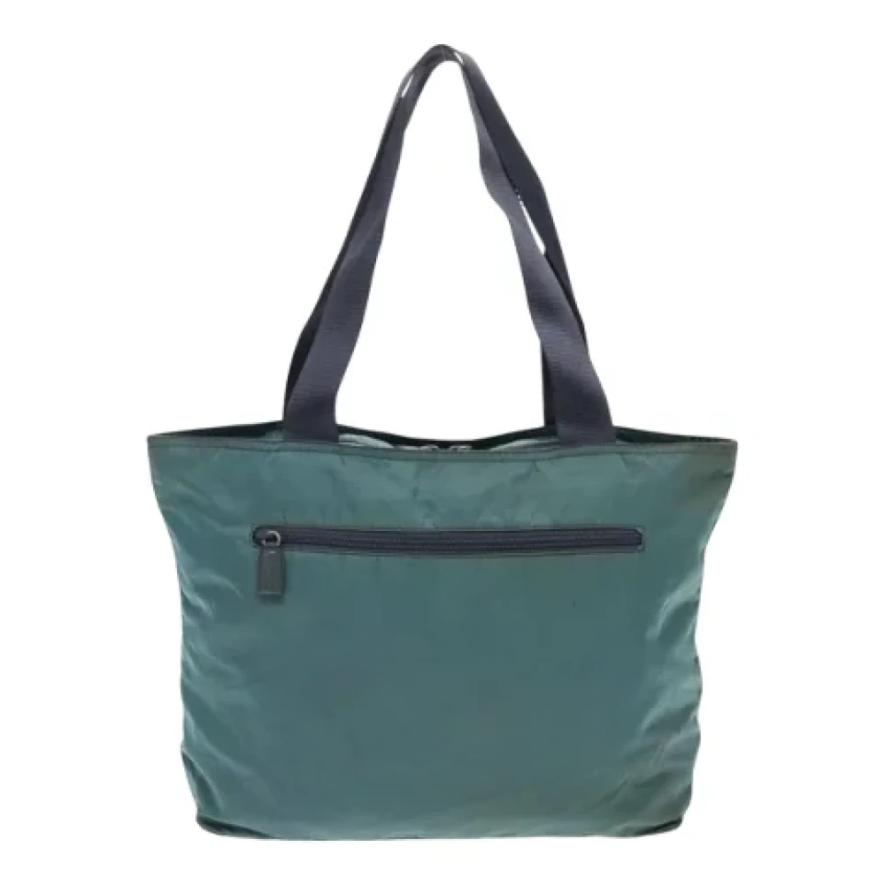 Prada Vintage Pre-owned Nylon prada-bags Blue Dames