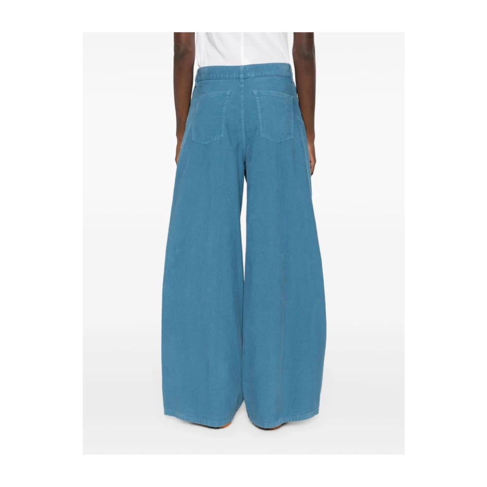 The Row Trousers Blue Dames