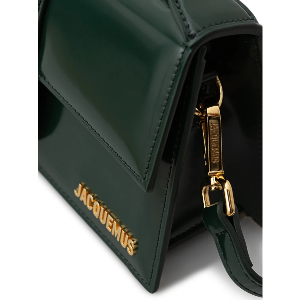 Jacquemus Leren Babytas Green Dames