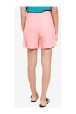 coton-lin-shorts-a-cordon-de-serrage-couleur-unie