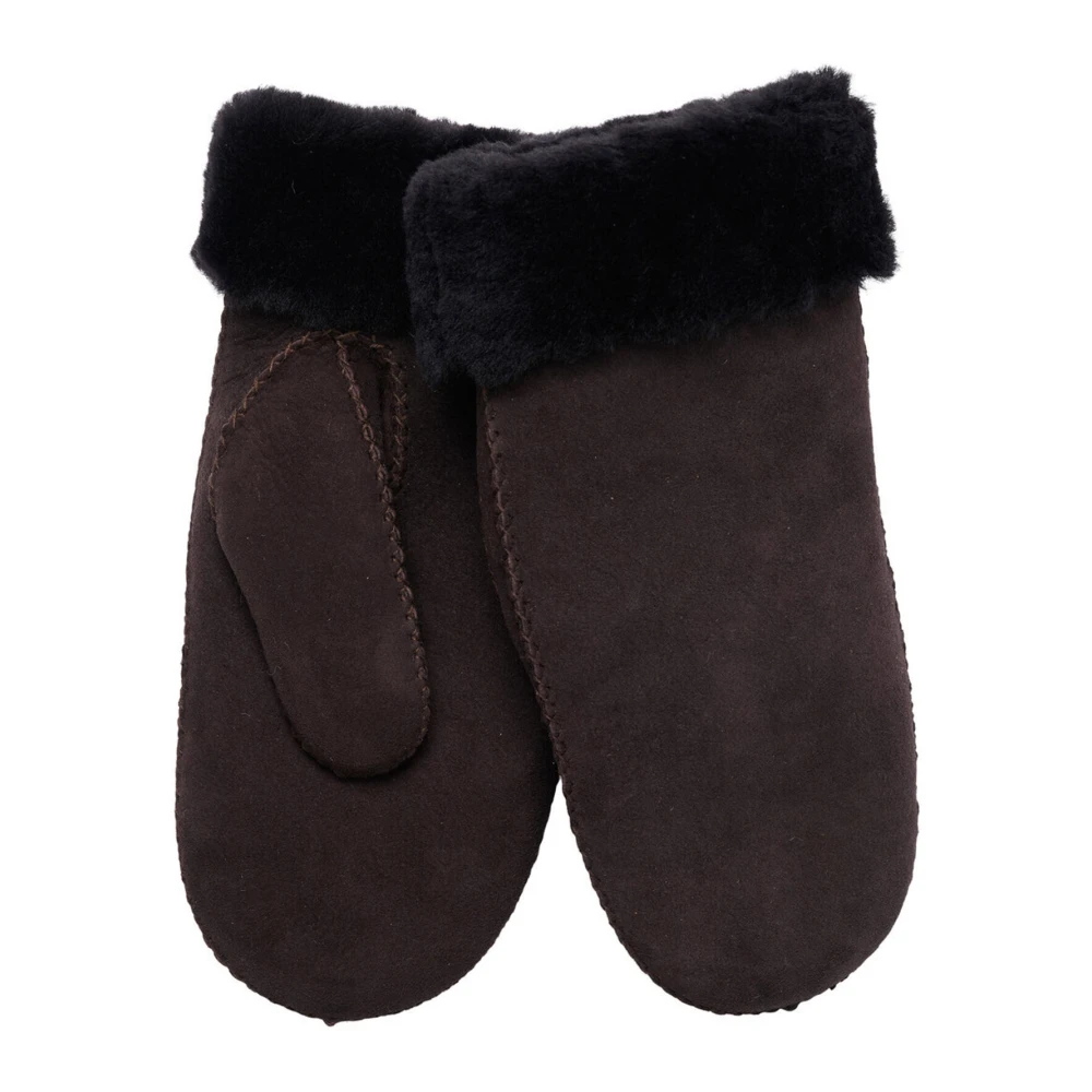 Notyz Dubbelzijdige Wanten Bruin Brown Dames