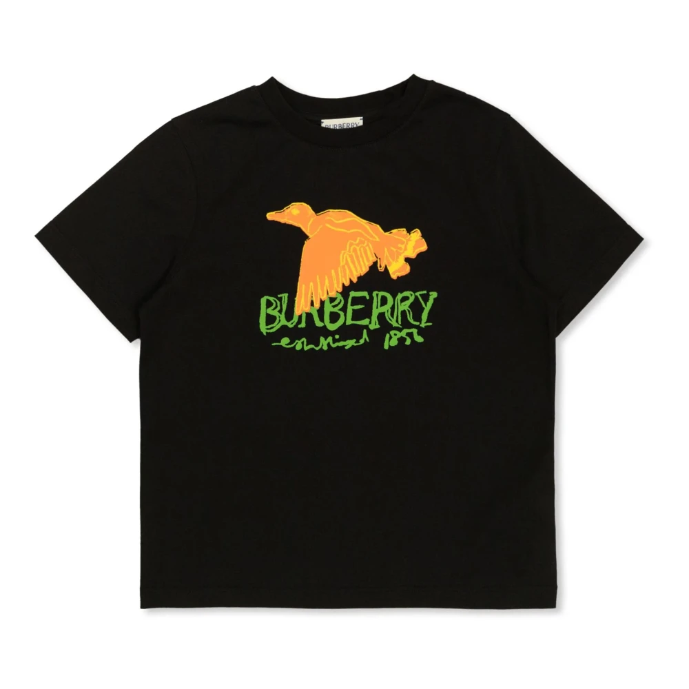 Burberry Barn Crew Neck T-shirt Svart Black, Pojke