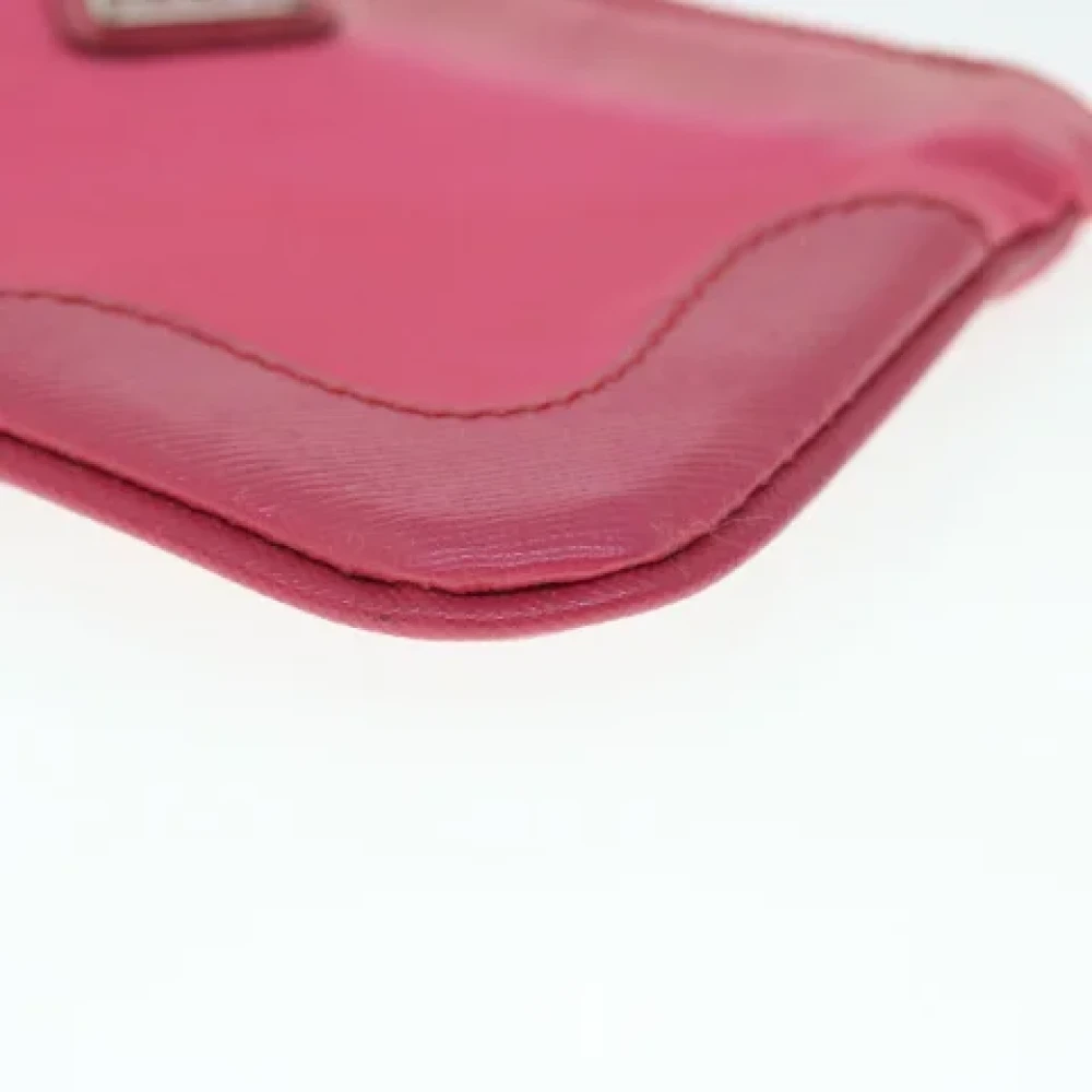 Prada Vintage Pre-owned Fabric clutches Pink Dames