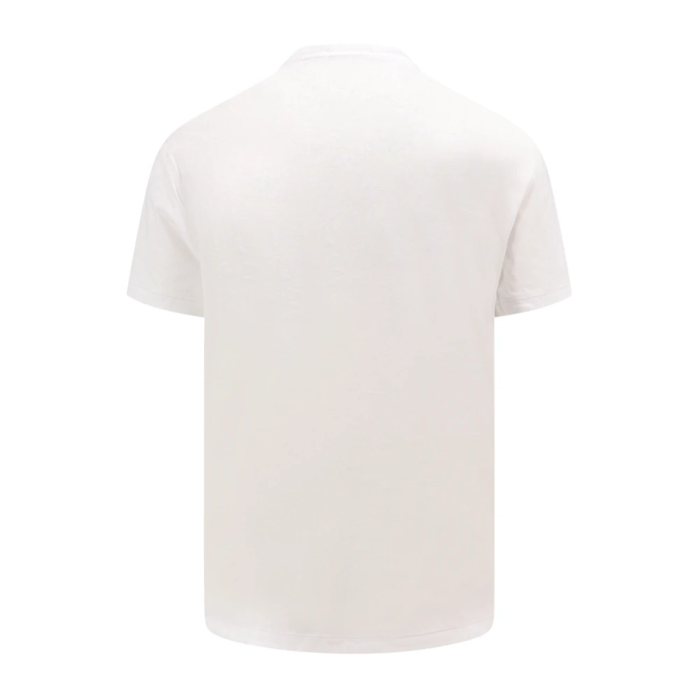 Polo Ralph Lauren Klassiek Logo Print Katoenen T-Shirt White Heren