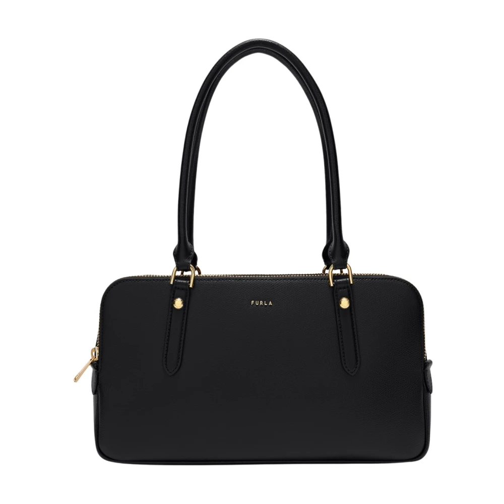 Furla - Giulia M Boston Bag - Bags - Mujer - Negro - One Size
