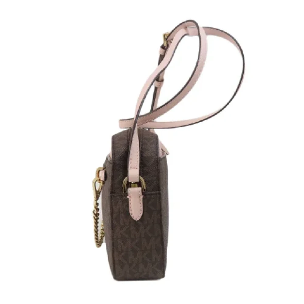 Michael Kors Pre-owned Fabric shoulder-bags Brown Dames