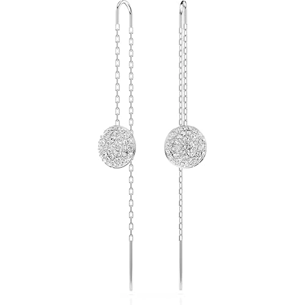 Swarovski Women's Gray Meteora Drop Earrings