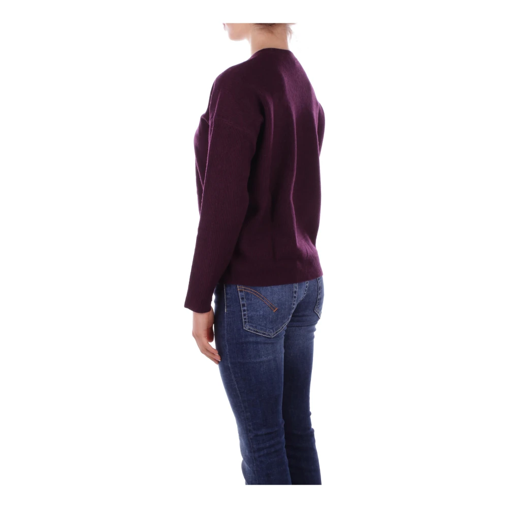 Liu Jo Logo Sweater Collection 1 Side Purple Dames