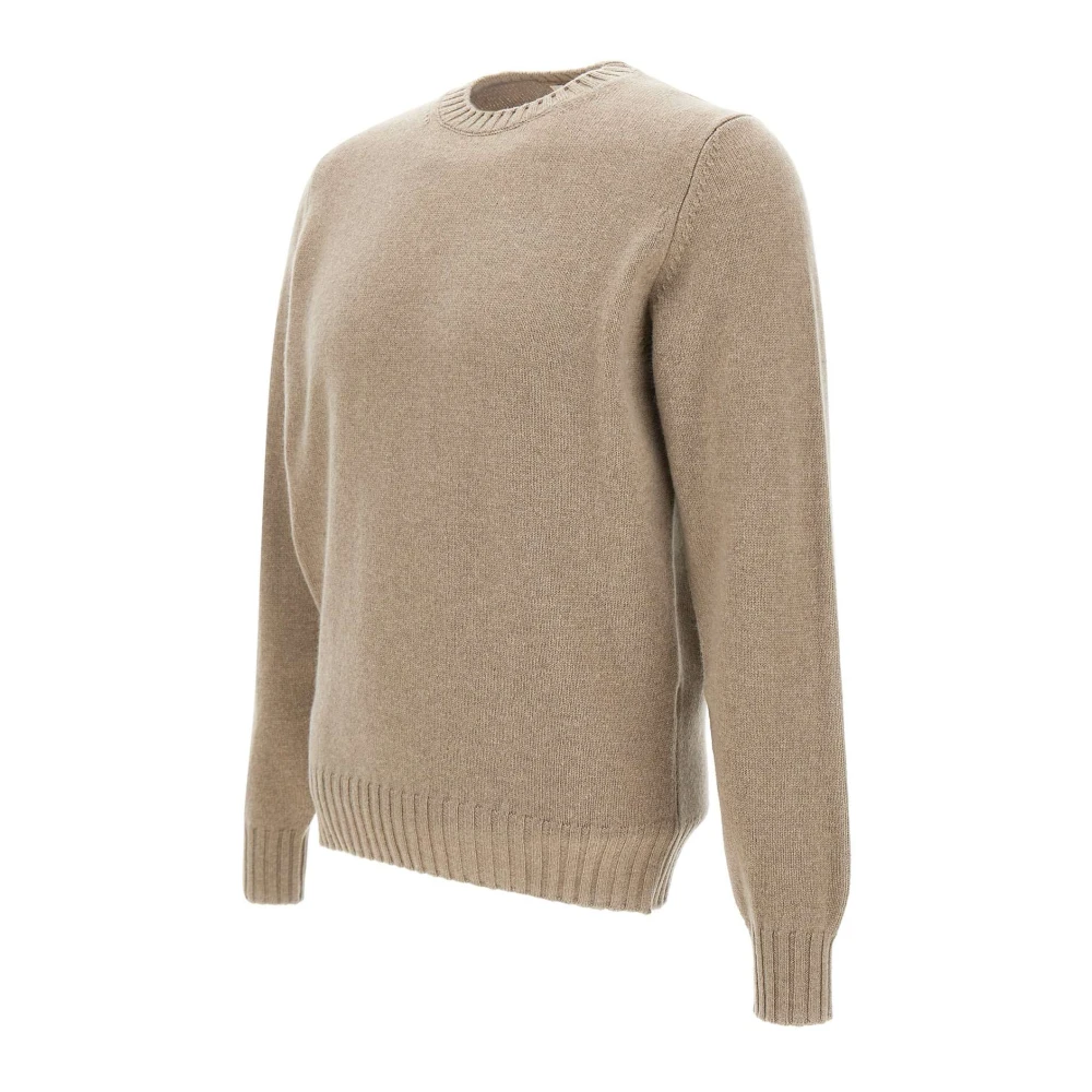 Filippo De Laurentiis Heren Wol Kasjmier Trui Beige Heren