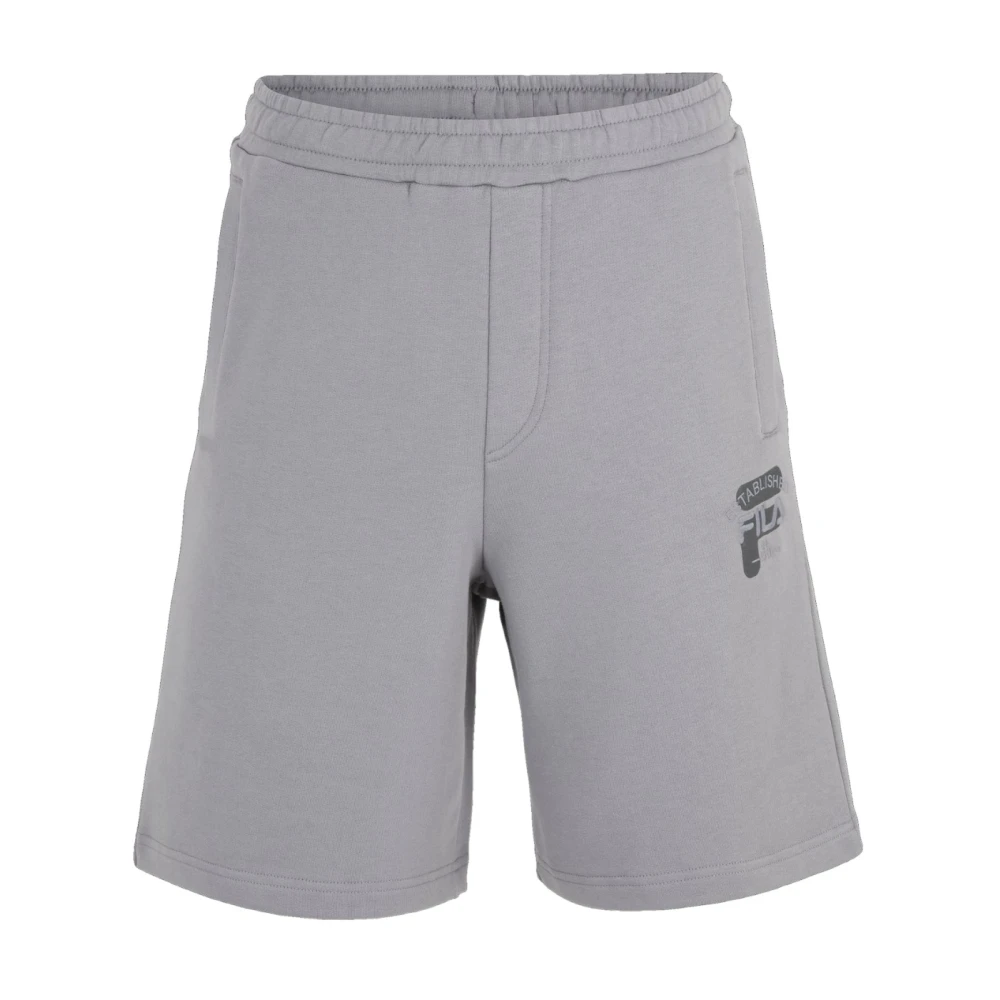 Fila Heren Shorts Baiern Fam0339 Katoen Gray Heren