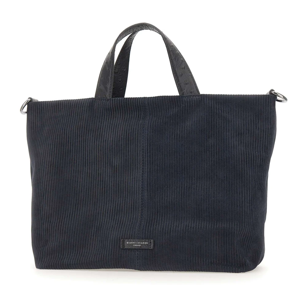 Gianni Chiarini Women's Blue Shopping Bags, One Size, Scilla Handbag