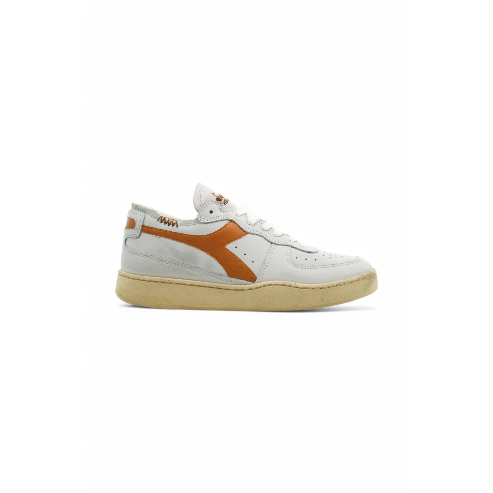 Diadora Heritage Basket Row Cut Sneaker Heren Schoenen Wit