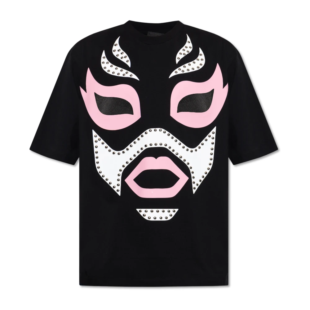 Dsquared2 T-shirt met applicatie Black Heren