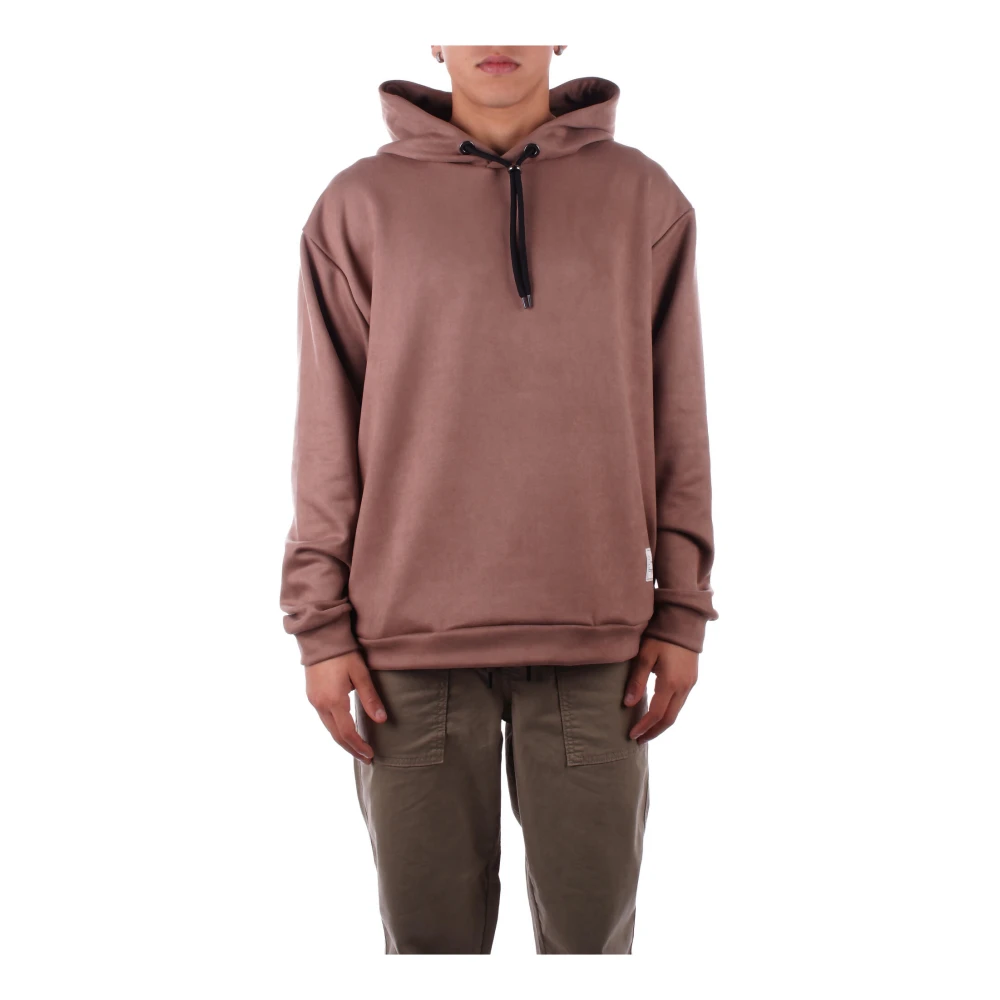 Costume National Bruine Hoodie Trui Brown Heren