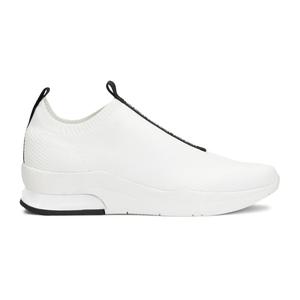 Kazar Witte instap sneakers van stof Dames Schoenen
