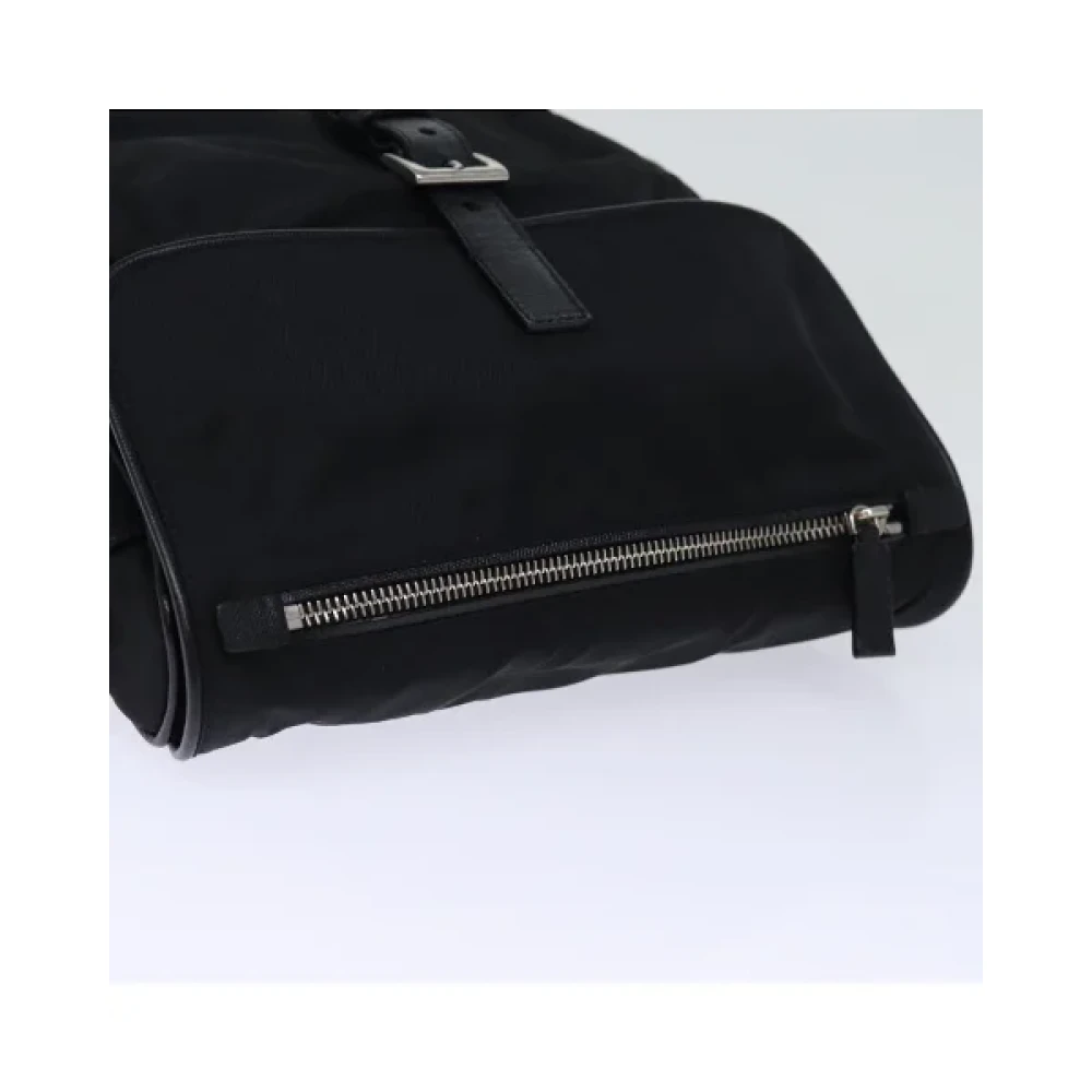 Prada Vintage Pre-owned Nylon prada-bags Black Dames