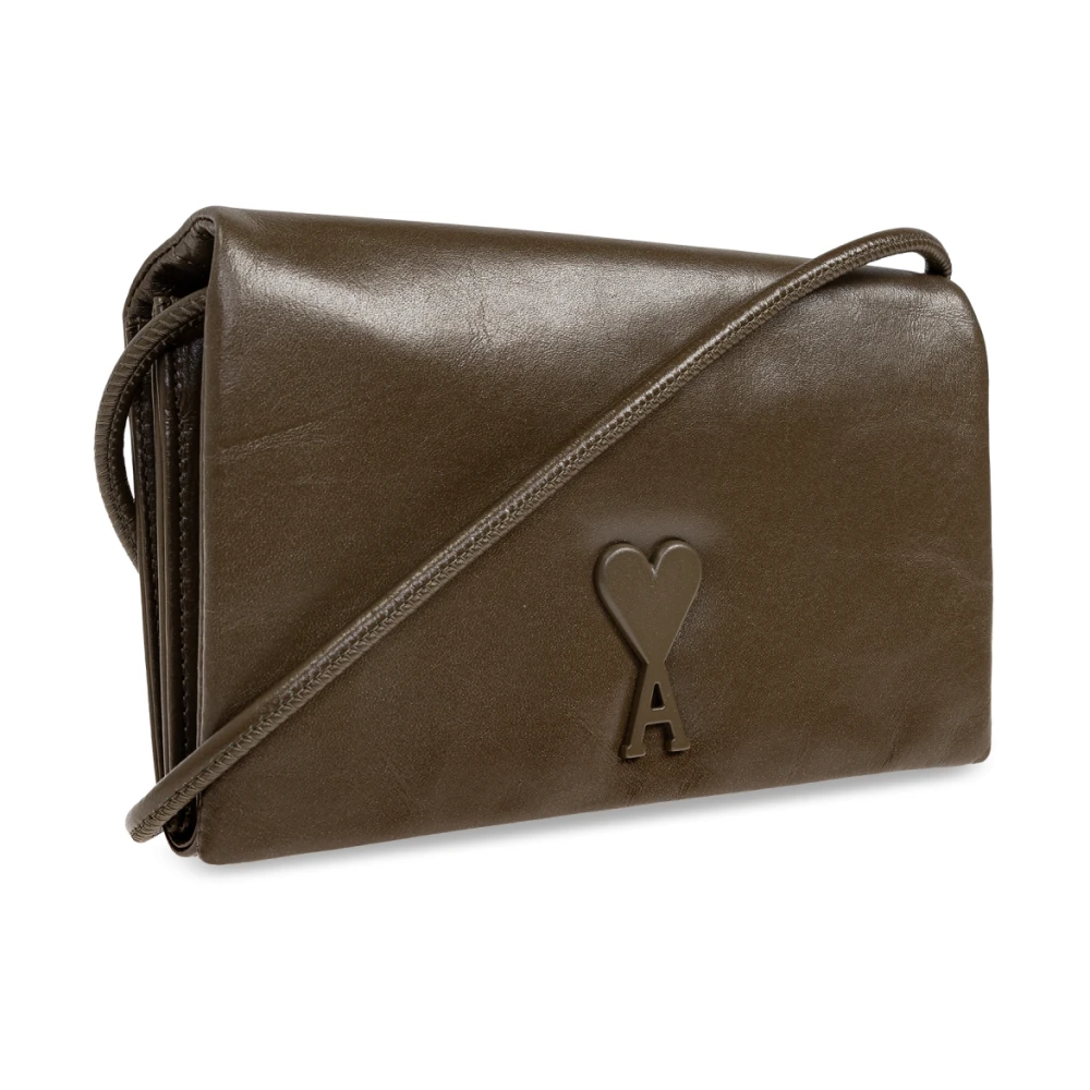 Ami Paris Voulez-Vous Portemonnee-riem Green Unisex
