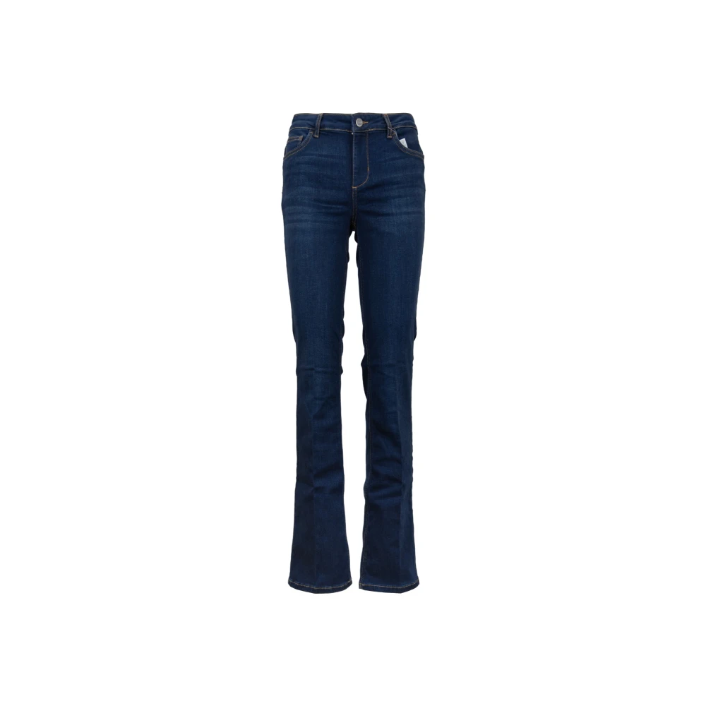 Liu Jo Mujer Vaqueros Boot-Cut Con Botones Y Cremallera