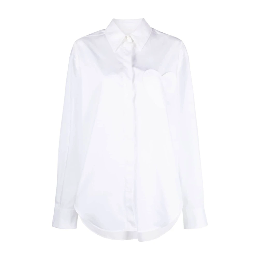 Moschino Witte Overhemd White Dames