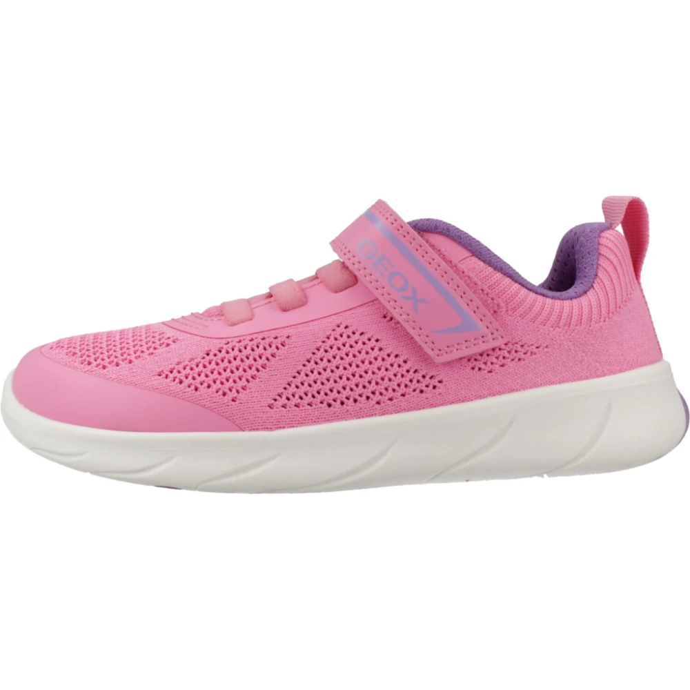 Geox Foot-run Bare Pink Kids girls trainers J65PCA-CE88Q in a Plain Man Made in Size 31 - Image 3