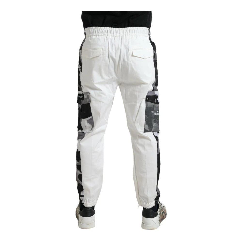 Dolce & Gabbana Sweatpants White Heren