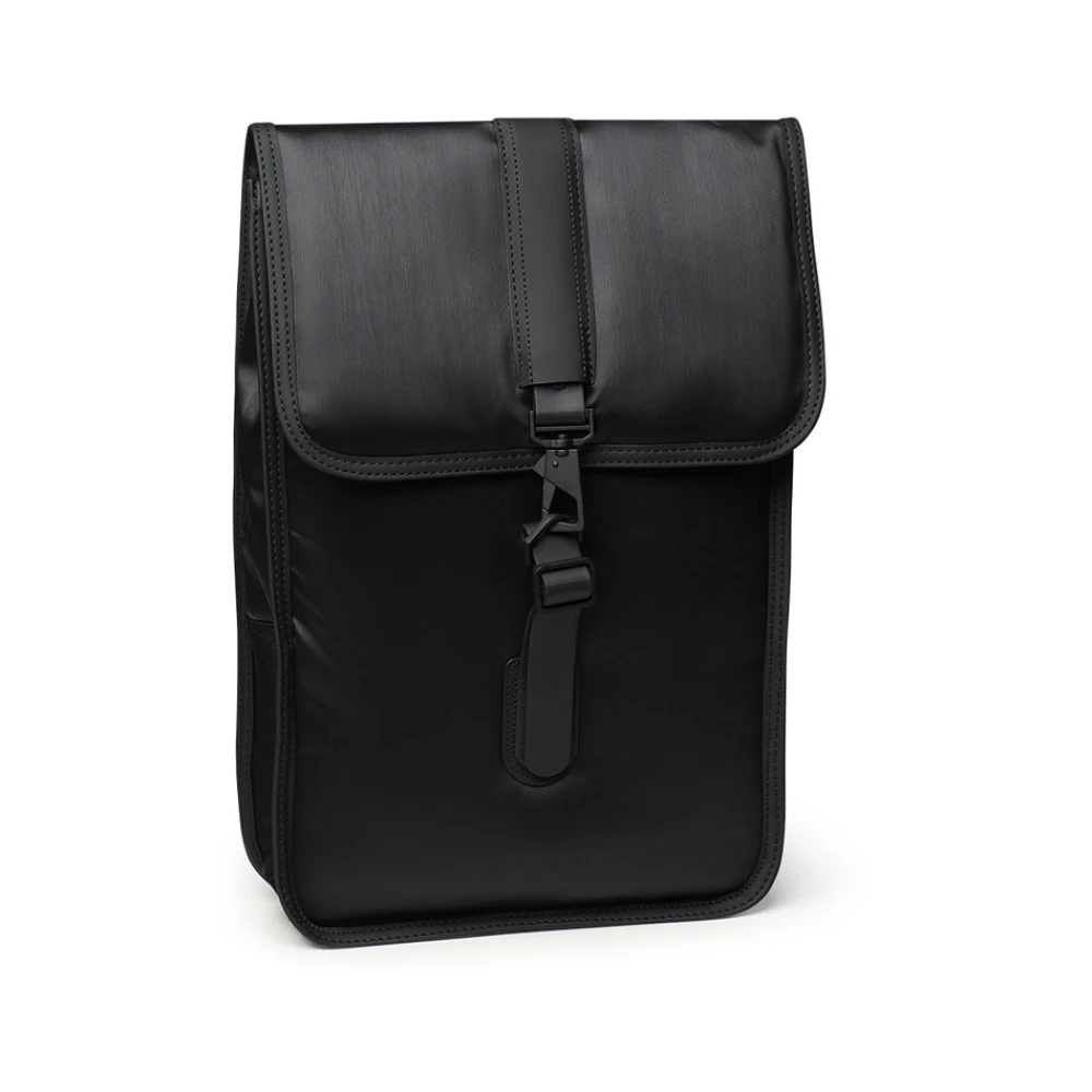 Rains Zwarte Puffed Mini Rugzak Black Heren