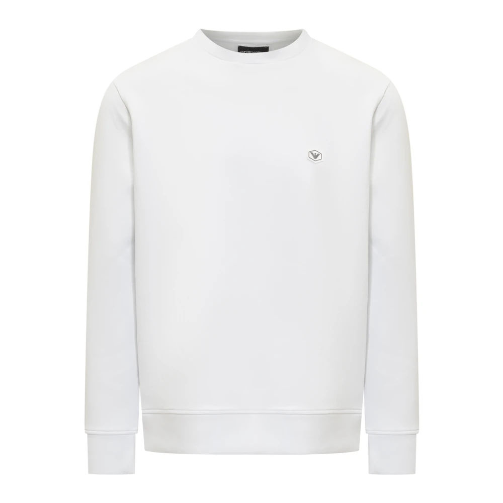 Emporio Armani Fleece Sweatshirt White Heren