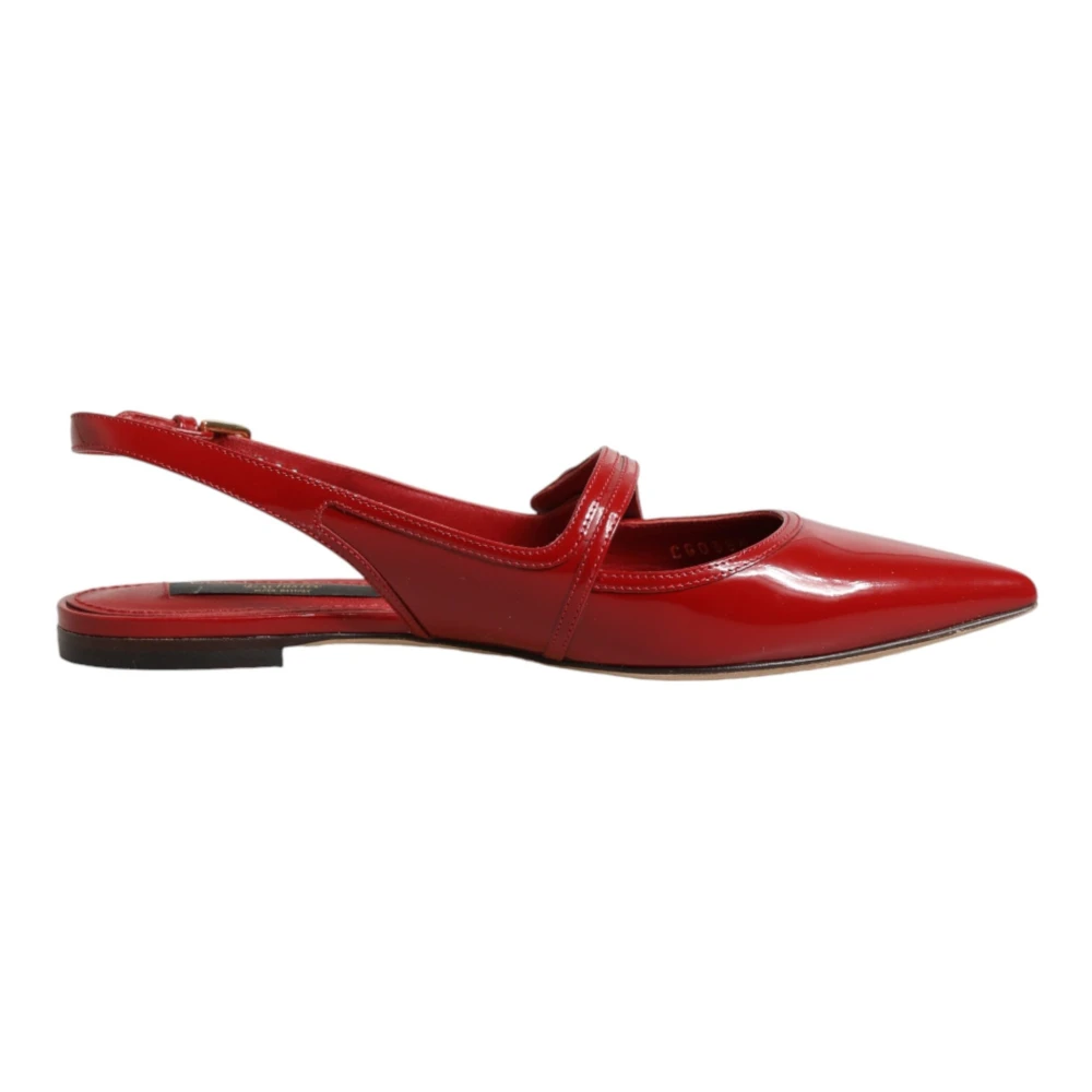 Dolce & Gabbana Women's Red Slingbacks - Ballerina Shoes - 4 Uk - Shoes