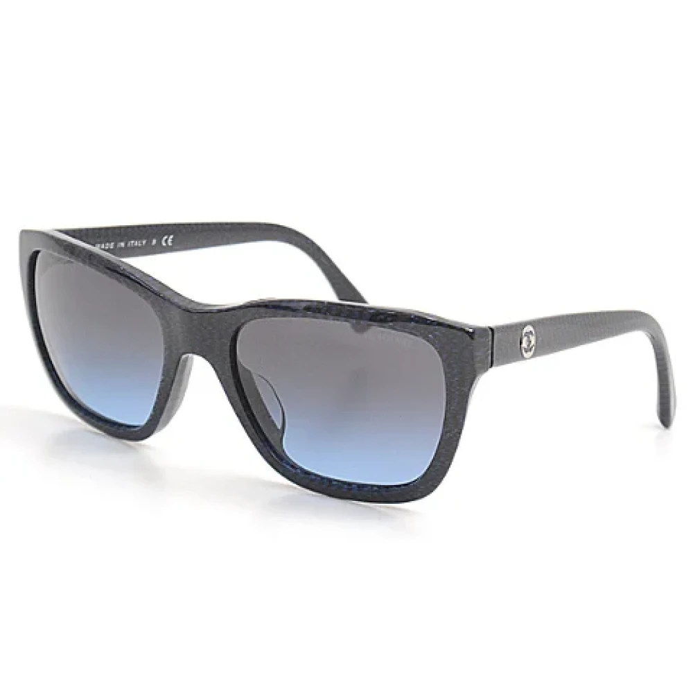 Chanel Vintage Pre-owned Plastic sunglasses Blue Dames