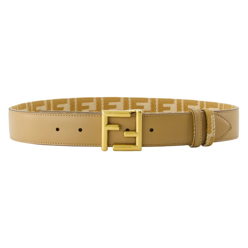 Fendi Women's Brown Reversible Ff Belt