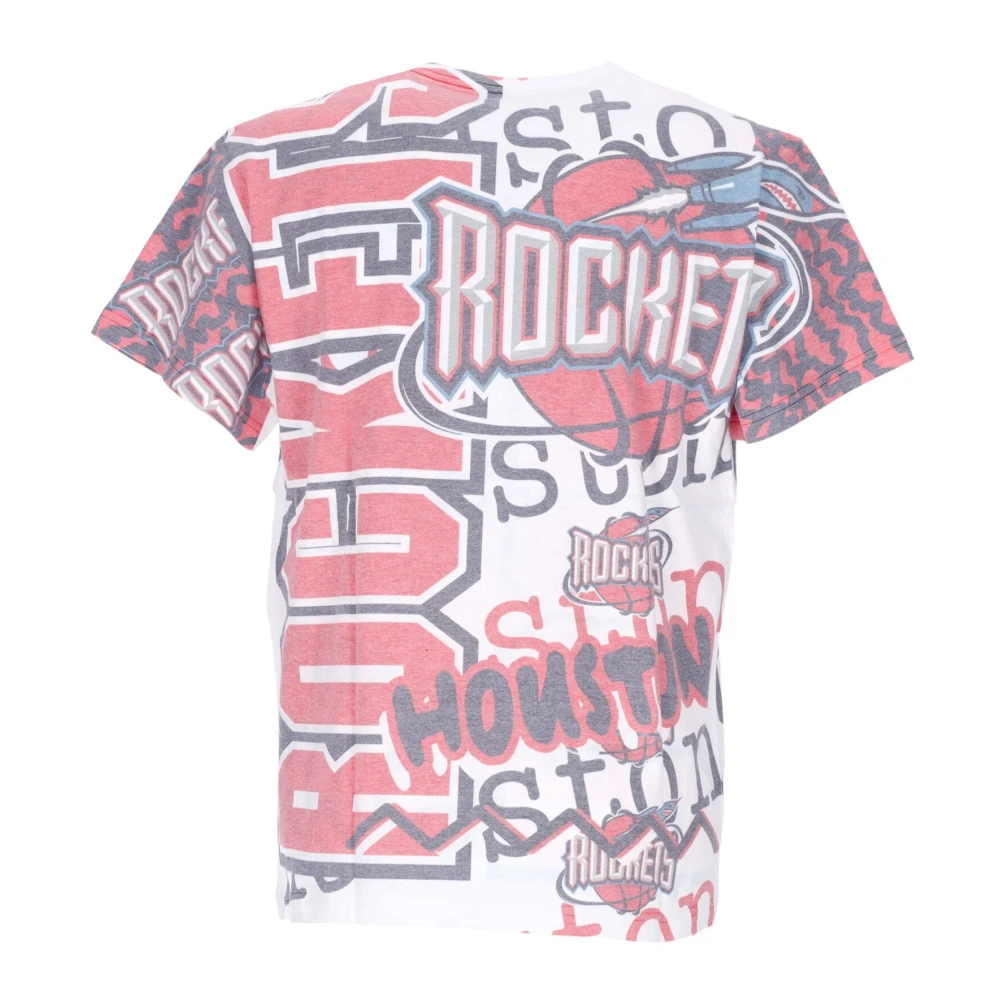 Mitchell & Ness NBA Jumbotron 2.0 Tee Houston Rockets Multicolor Heren
