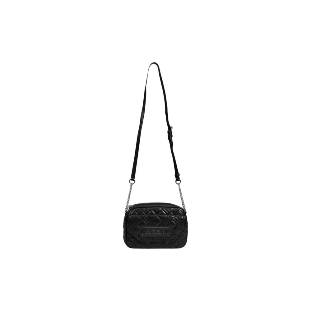Love Moschino Polyurethaan Handtas Dames Collectie Black Dames