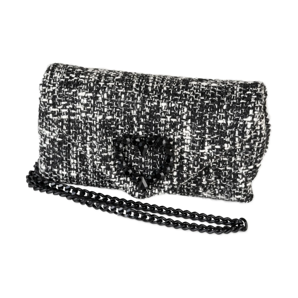 Roberto Festa Heart Jewel Bag Black Dames