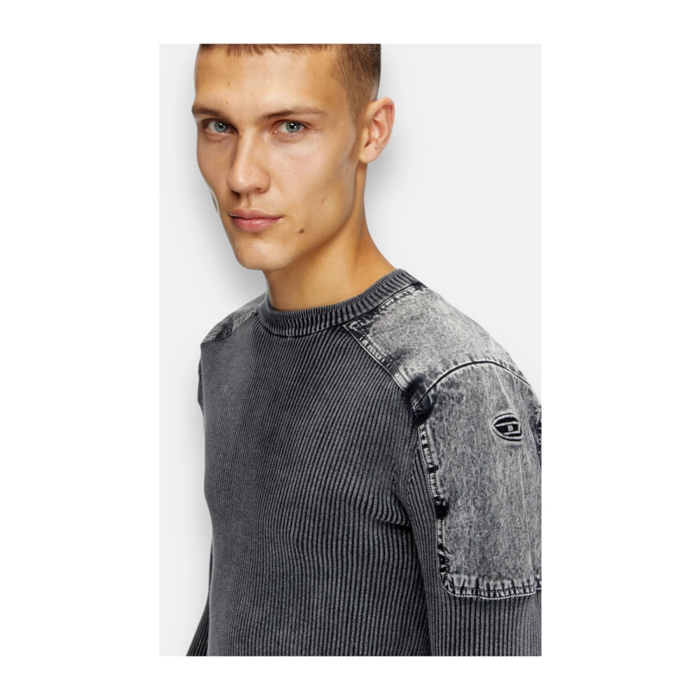 Diesel Urban Utility Gebreide Trui Gray Heren
