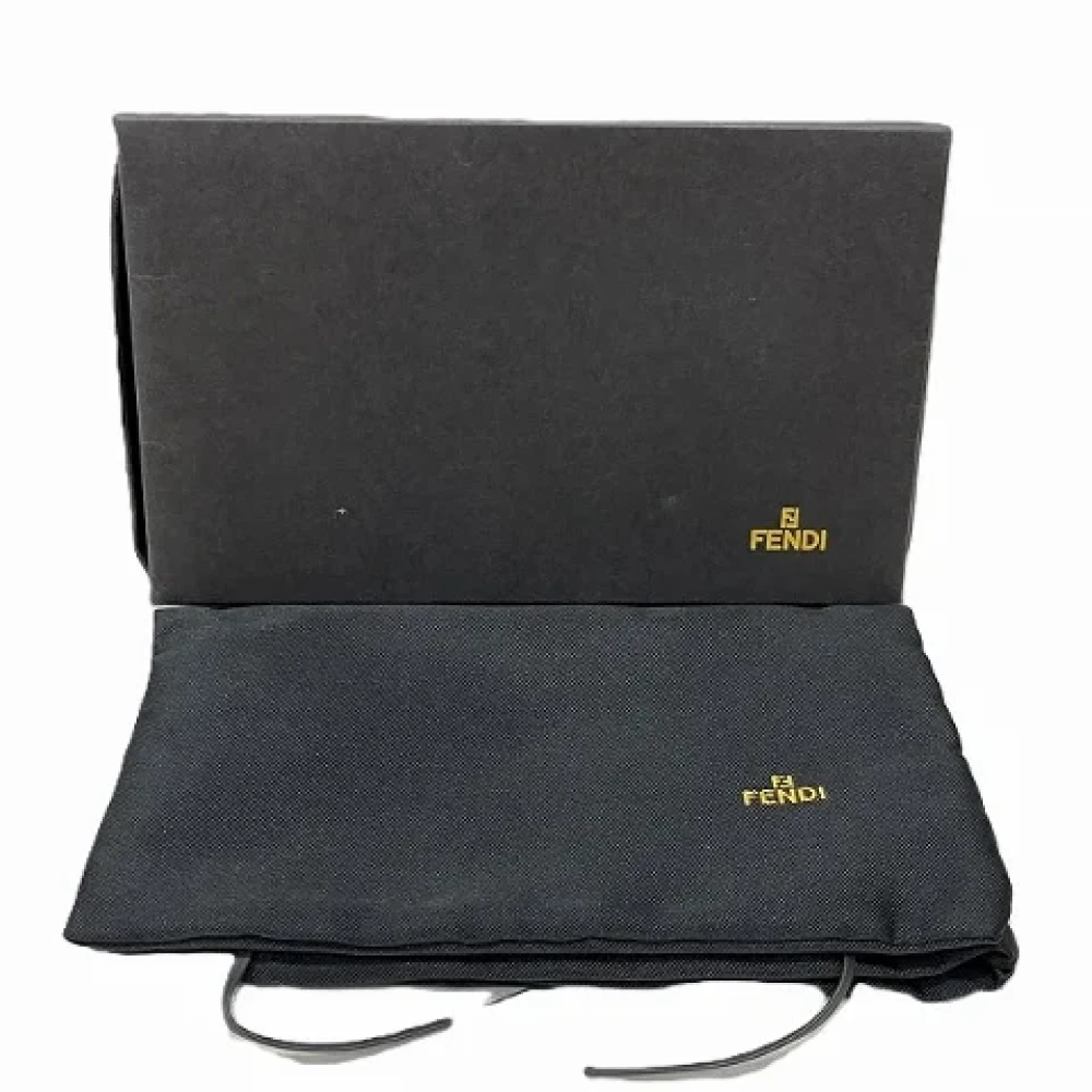 Fendi Vintage Pre-owned Canvas wallets Brown Dames