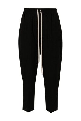 sort-uld-snoreband-cropped-bukser
