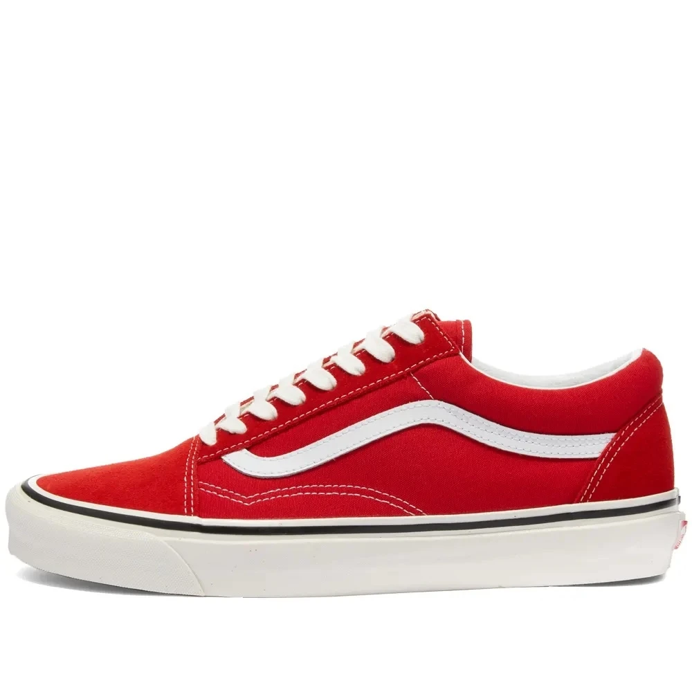 Vans Röda Låga Tygskor Red, Herr