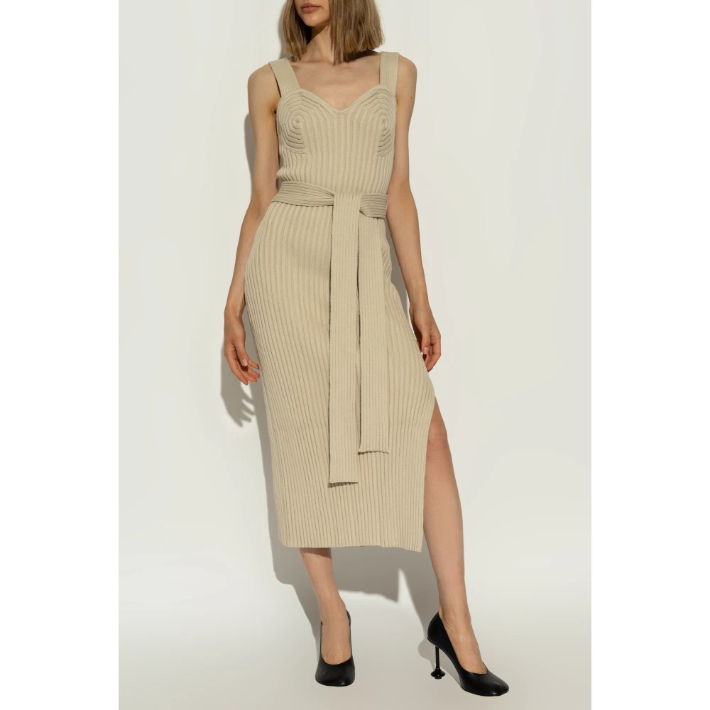 By Malene Birger Gestreepte jurk met bandjes Honeya By Herenne Birger Beige Dames