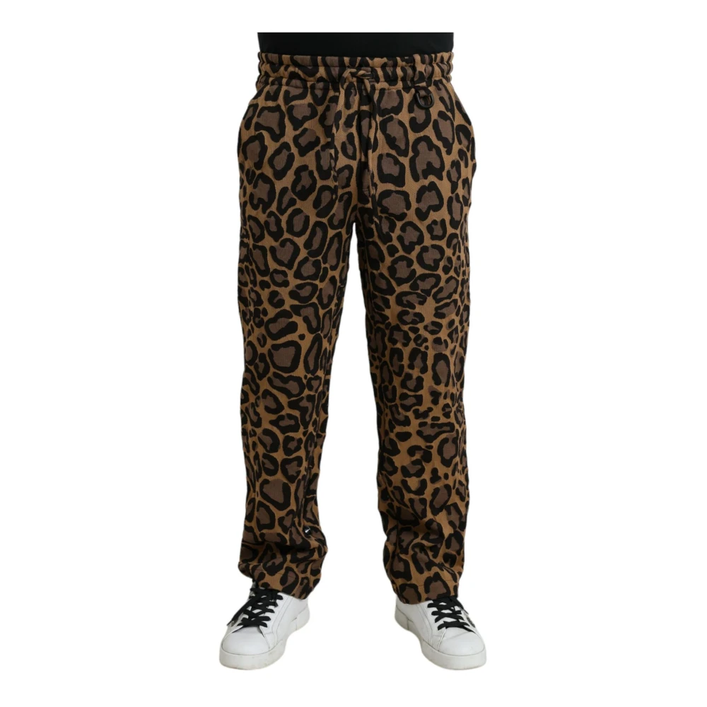 Dolce & Gabbana Uomo Marrone Pantaloni, L, New,