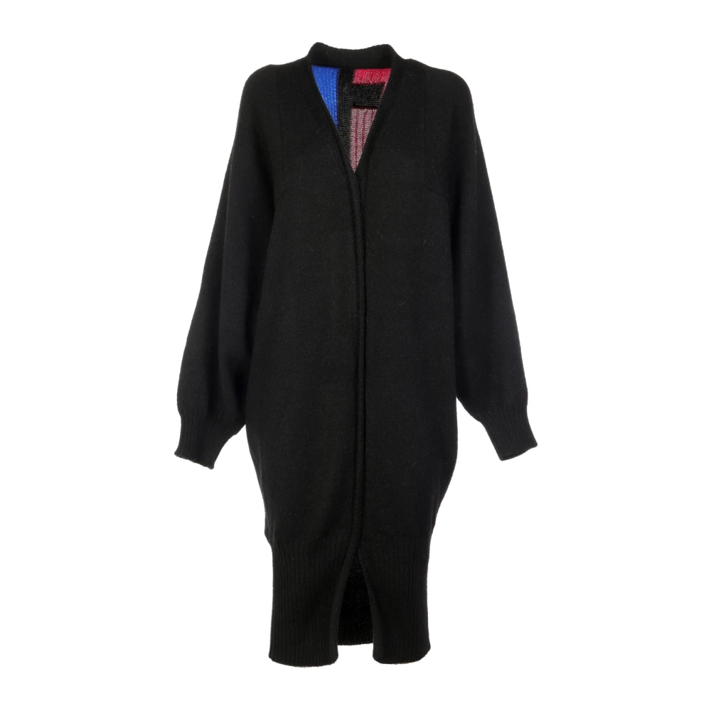 Circus Hotel Oversized Logo-Applique Cardigan Black, Dam