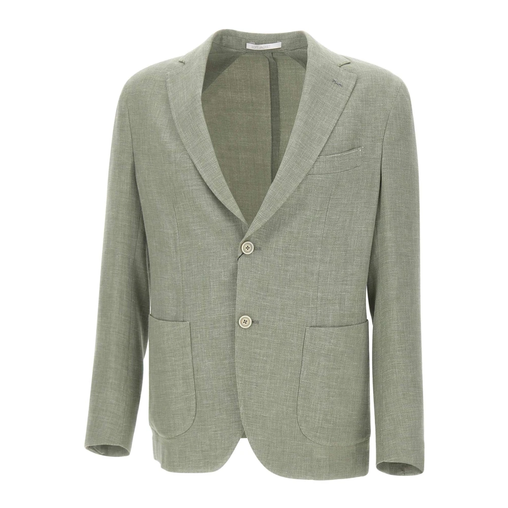 Eleventy Men's Green Single-Breasted Blazer - Blazers - Xl - Jackets