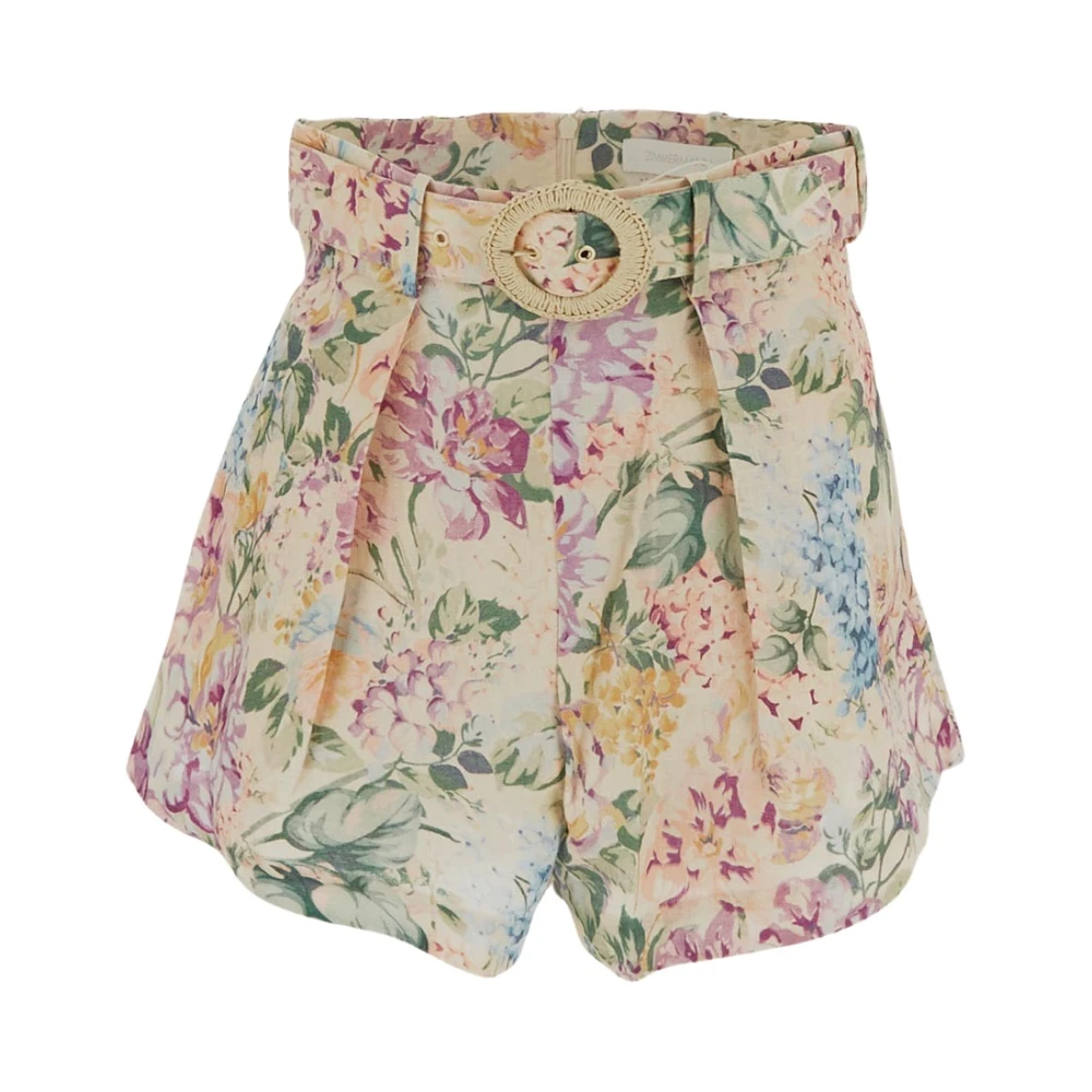 Zimmermann Linnen Tuck Short Multicolor Dames