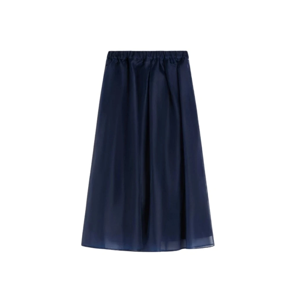 Weekend Max Mara Women's Blue Midi Skirts, M, Visino Skirt