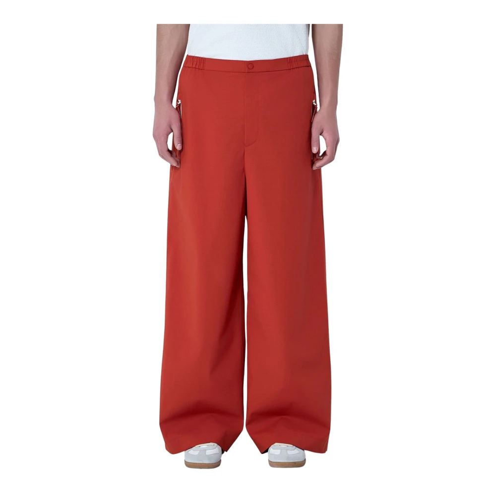 Lacoste Uomo Arancione Pantaloni, S, New,