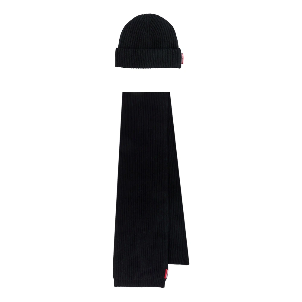 Dsquared2 Hombre Negro Accesorios, Talla: One Size