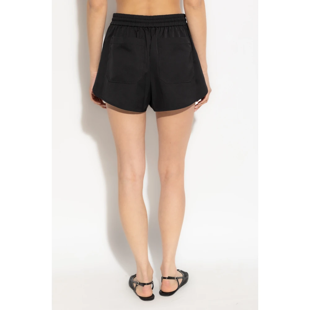 Helmut Lang Logo shorts Black Dames