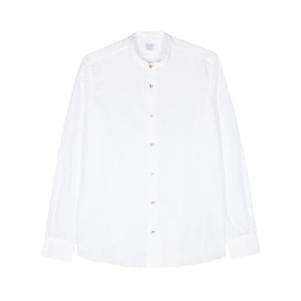 Mazzarelli Casual Shirts White Heren